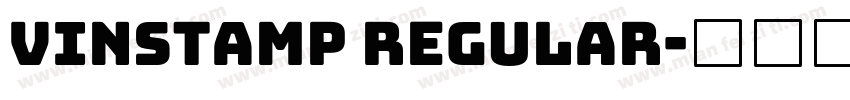 Vinstamp Regular字体转换
